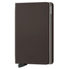 Secrid Matte Slimwallet - Wallet RFID 6.8 cm (Color: truffle)