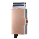 Secrid Metallic Twinwallet - Geldbörse RFID 7 cm (rose) - Markenkoffer