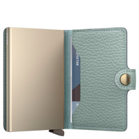 Secrid Miniwallet Pebble - Geldbörse 6cc 10.2 cm RFID (sea green) - Ansicht 4