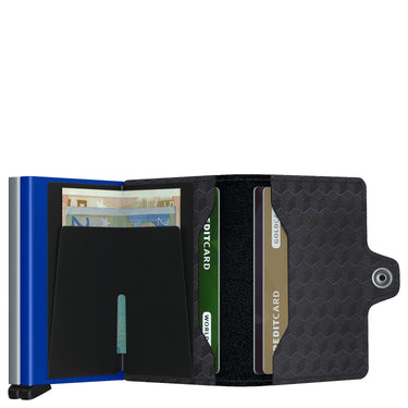 Secrid Optical Twinwallet - Geldbörse 16cc 10 cm RFID (titanium - blue) - Markenkoffer