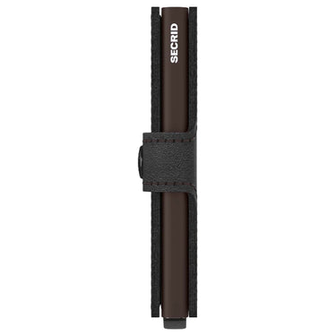 Secrid Original Miniwallet - Geldbörse RFID 6.5 cm (black - brown) - Markenkoffer