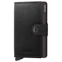 Secrid Original Miniwallet - Geldbörse RFID 6.5 cm (black - brown) - Markenkoffer