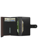 Secrid Original Miniwallet - Geldbörse RFID 6.5 cm (black - brown) - Markenkoffer