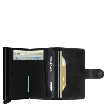 Secrid Vintage Miniwallet - Geldbörse RFID 6.5 cm (black) - Markenkoffer
