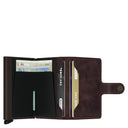 Secrid Vintage Miniwallet - Geldbörse RFID 6.5 cm (chocolate) - Markenkoffer