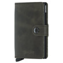 Secrid Vintage Miniwallet - Geldbörse RFID 6.5 cm (olive - black) - Markenkoffer