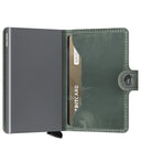 Secrid Vintage Miniwallet - Geldbörse RFID 6.5 cm (sage) - Markenkoffer