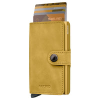 Secrid Vintage Miniwallet - Geldbörse RFID 6.5 cm (yellow) - Markenkoffer