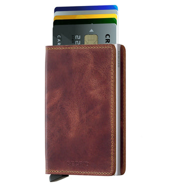 Secrid Vintage Slimwallet - Geldbörse RFID 6.8 cm (brown) - Markenkoffer