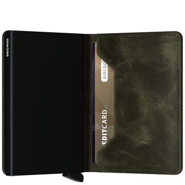 Secrid Vintage Slimwallet - Geldbörse RFID 6.8 cm (olive-black) - Ansicht 3