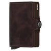 Secrid Vintage Twinwallet - Geldbörse RFID 7 cm (chocolate)