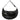 Seidenfelt Glossy Nylon Norrlida Halfmoon - Schultertasche 45 cm (black) - Markenkoffer