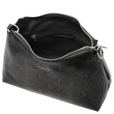 Seidenfelt Lilleby Midi - Umhängetasche 24.5 cm (reptile black) - Ansicht 6