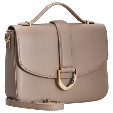 Seidenfelt Nellim - Henkeltasche 25.5 cm (smooth taupe/gold) - Markenkoffer