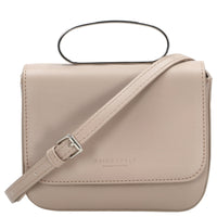 Seidenfelt SFM227 Crossbag - Umhängetasche 16 cm (powder taupe/silver)