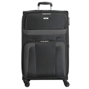 Skyline Orlando - 4 - Rollen - Trolley L 76 cm erw. (schwarz) - Markenkoffer