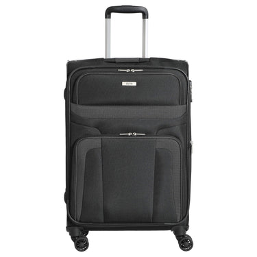Skyline Orlando - 4 - Rollen - Trolley M 65 cm erw. (schwarz) - Markenkoffer