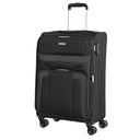 Skyline Orlando - 4 - Rollen - Trolley M 65 cm erw. (schwarz) - Markenkoffer
