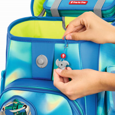 Step by Steo Cloud Flash - Schulranzen Set 5tlg. (Ninja Zazu) - Markenkoffer