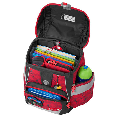 Step by Step 2in1 Plus - Schulranzen Set 6tlg. (Monster Truck Rocky) - Markenkoffer