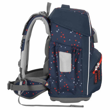 Step by Step Basis - Schulranzen Set 4tlg. (Anthrazit Triangles) - Markenkoffer