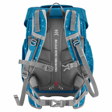 Step by Step Basis - Schulranzen Set 4tlg. (Blue Hearts) - Markenkoffer
