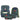 Step by Step Basis - Schulranzen Set 4tlg. (Green Geometric) - Markenkoffer