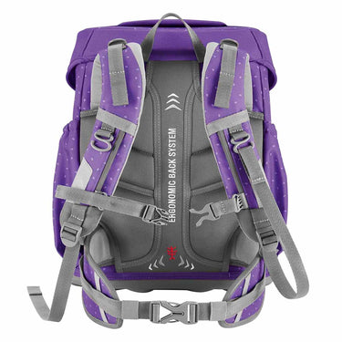 Step by Step Basis - Schulranzen Set 4tlg. (Purple Konfetti) - Markenkoffer