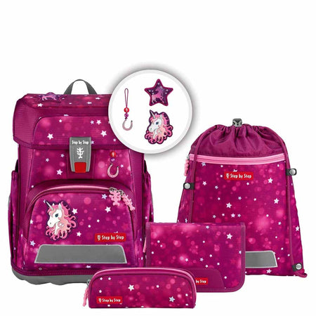 Step by Step Cloud - Schulranzen Set 5tlg. (Sweet Unicorn Nuala)