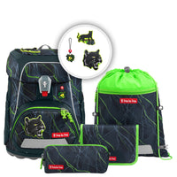 Step by Step Fit - Schulranzen Set 5tlg. (Danger Cat Chiko) - Markenkoffer