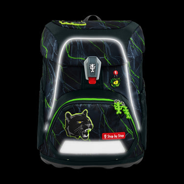 Step by Step Fit - Schulranzen Set 5tlg. (Danger Cat Chiko) - Markenkoffer