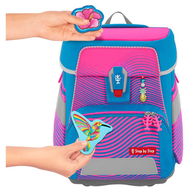 Step by Step Space NEON Schulranzen - Set 5 tlg. (Kolibri Kaja) - Markenkoffer