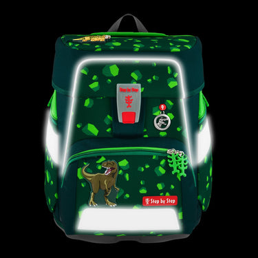 Step by Step Space - Schulranzen Set 5tlg. (Dino Targo) - Markenkoffer