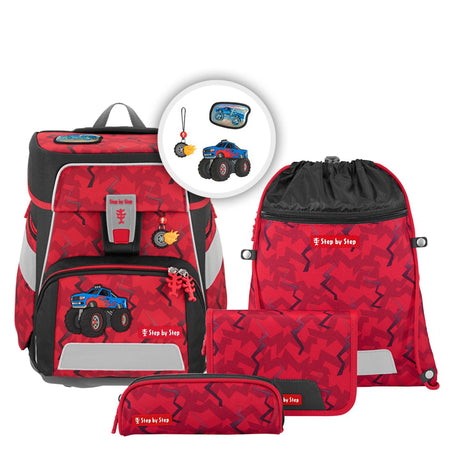 Step by Step Space - Schulranzen Set 5tlg. (Monster Truck Rocky)