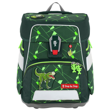 Step by Step Space Shine - Schulranzen Set 5tlg. (Dino Night Tyro) - Markenkoffer