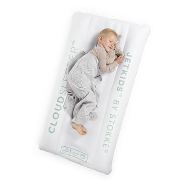 Stokke® JetKids™ Cloudsleeper - Reisematratze 150 cm (white) - Markenkoffer