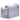 Stokke® JetKids™ Reiseset BedBox 46 cm Set 2 tlg. - 4 - Rollen - Kabinentrolley (arctic blue) - Markenkoffer