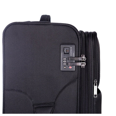 Stratic Light+ - 4 - Rollen - Trolley 80 cm L erw. (black) - Markenkoffer