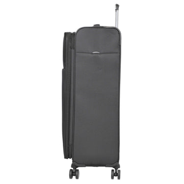 Stratic Light+ - 4 - Rollen - Trolley 80 cm L erw. (black) - Markenkoffer