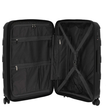 Stratic Straw+ - 4 - Rollen - Trolley 66 cm M erw. (black) - Markenkoffer