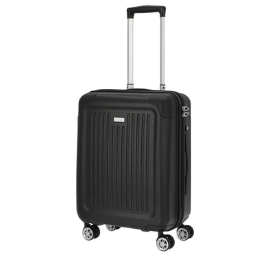 Stratic Stripe - 4 - Rollen - Trolley 54 cm S (black) - Markenkoffer