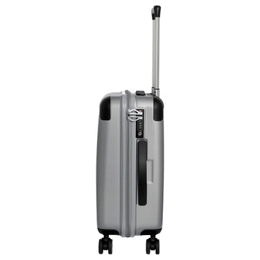 Stratic Stripe - 4 - Rollen - Trolley 54 cm S (silver) - Markenkoffer