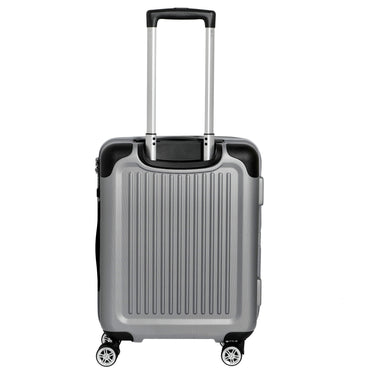Stratic Stripe - 4 - Rollen - Trolley 54 cm S (silver) - Markenkoffer