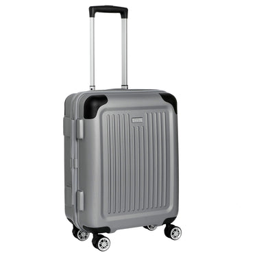 Stratic Stripe - 4 - Rollen - Trolley 54 cm S (silver) - Markenkoffer