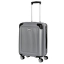 Stratic Stripe - 4 - Rollen - Trolley 54 cm S (silver) - Markenkoffer