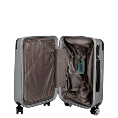 Stratic Stripe - 4 - Rollen - Trolley 54 cm S (silver) - Markenkoffer