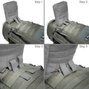 Tatonka Pyrox 45+10 BC - Trekkingrucksack 73 cm erw. (stone grey olive) - Markenkoffer