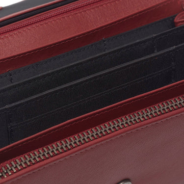 The Chesterfield Brand Arvento - Geldbörse 12cc 18 cm (red) - Markenkoffer
