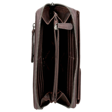 The Chesterfield Brand Malaga - Handytasche/Geldbörse 12cc 19 cm (brown) - Markenkoffer