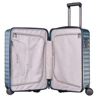 TITAN LITRON - 4 - Rollen - Kabinentrolley 55 cm (Petrol) - Markenkoffer